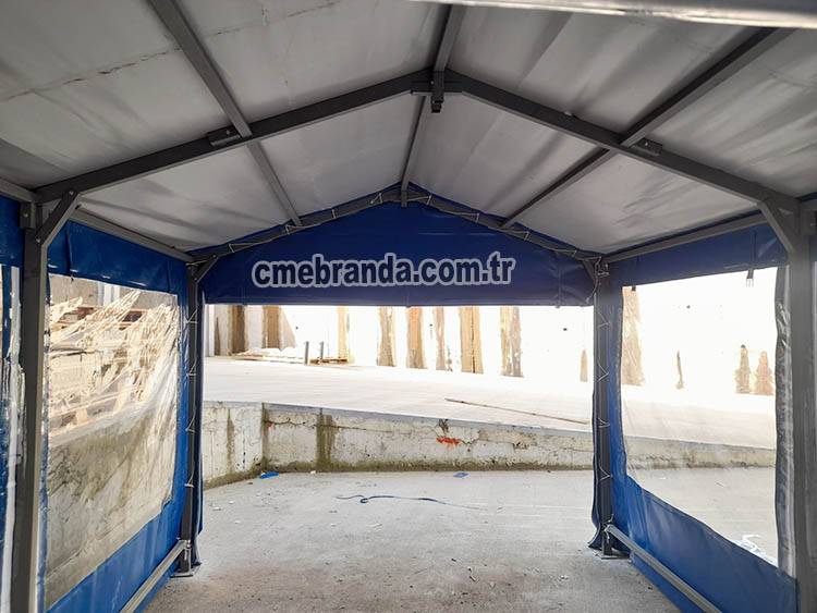 Fabrika sigara içme alanı